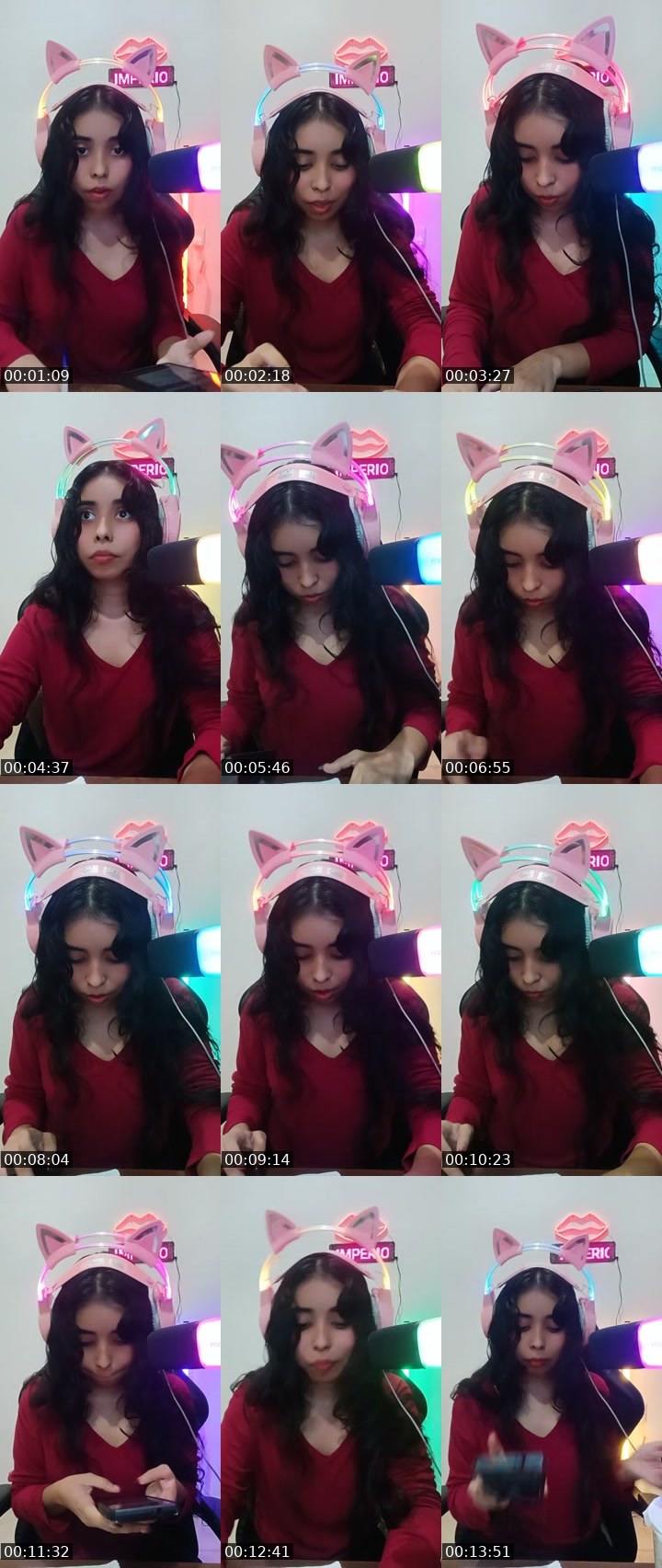 Contact-sheet preview of Aꪶⅈꫀ31k♔☘'s Liveme recording