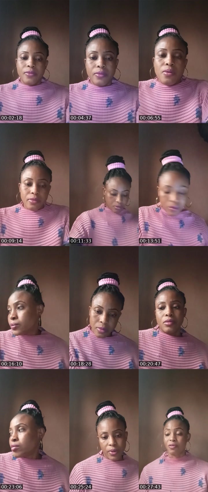 Contact-sheet preview of Julie🧥☯️'s Liveme recording