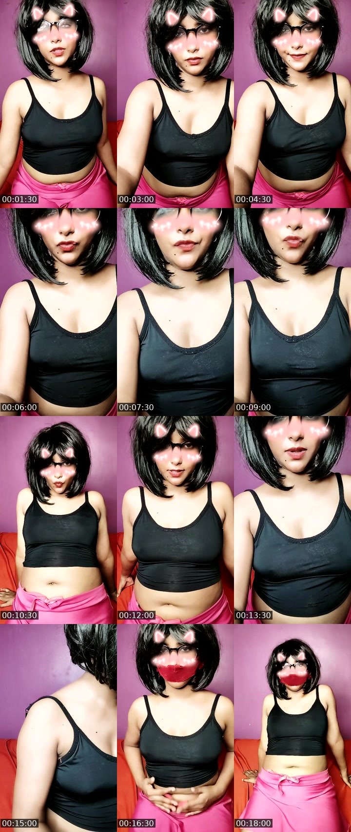 Contact-sheet preview of Naina543543's Liveme recording