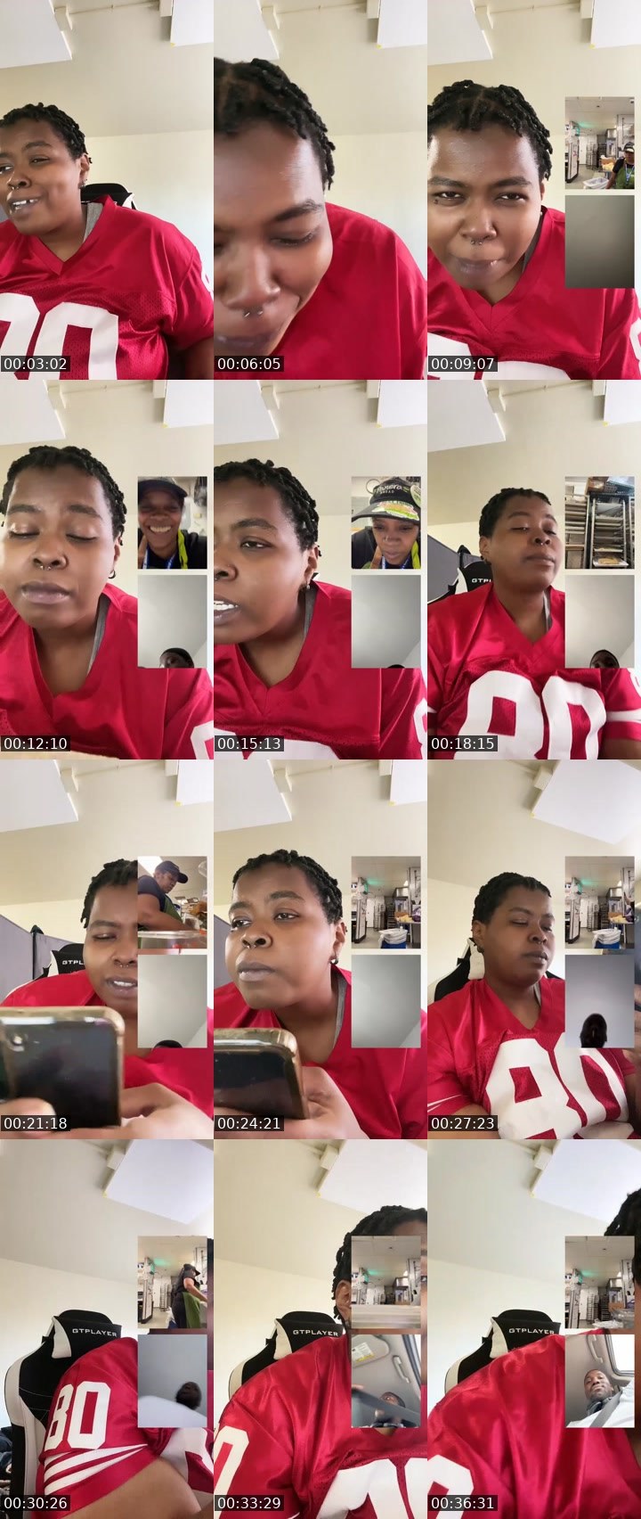 Contact-sheet preview of TEDDY BƎNDHƎRAƧƧ's Liveme recording