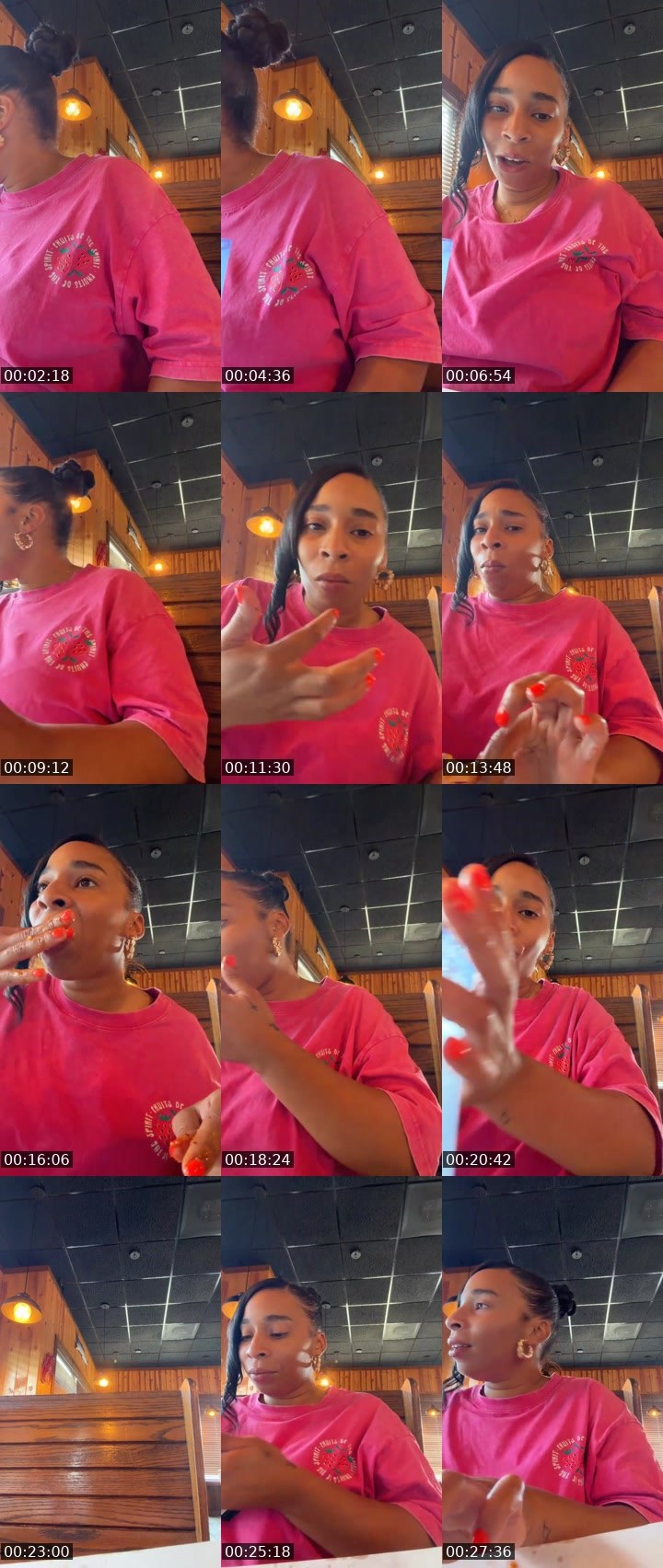 Contact-sheet preview of Sommyumm's Liveme recording
