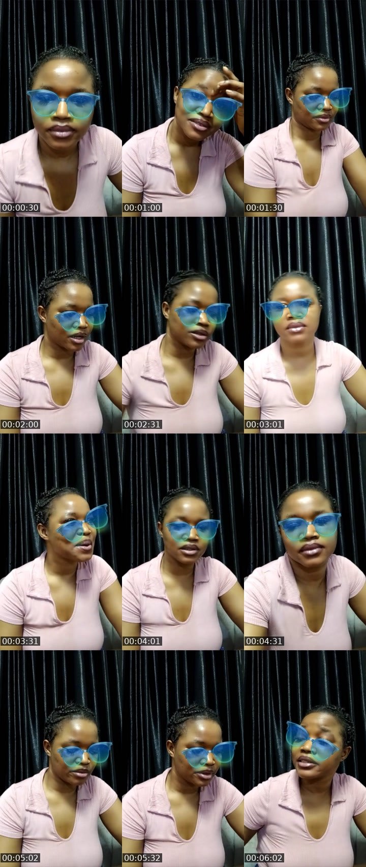 Contact-sheet preview of ⏏️𝗗𝘢𝘆𝘇𝘦🎭🗝️'s Liveme recording