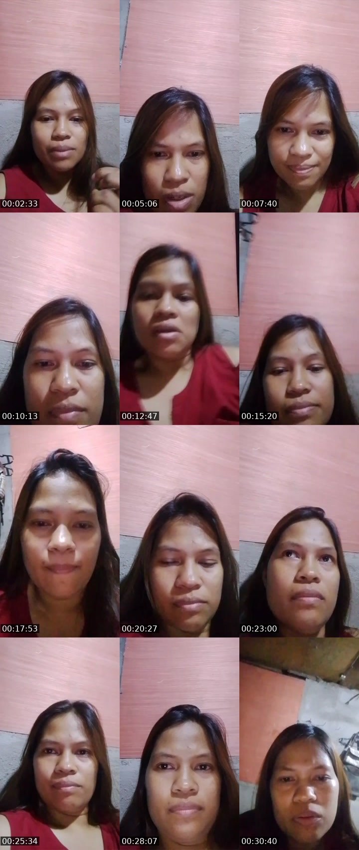 Contact-sheet preview of 👸thana 🌼's Liveme recording