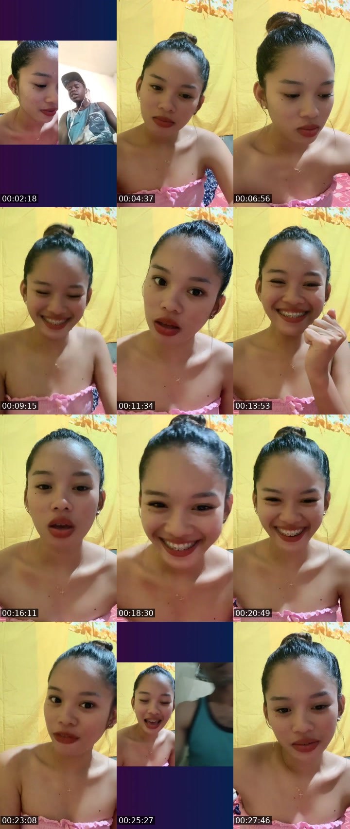 Contact-sheet preview of 👸Yanel 🌼's Liveme recording