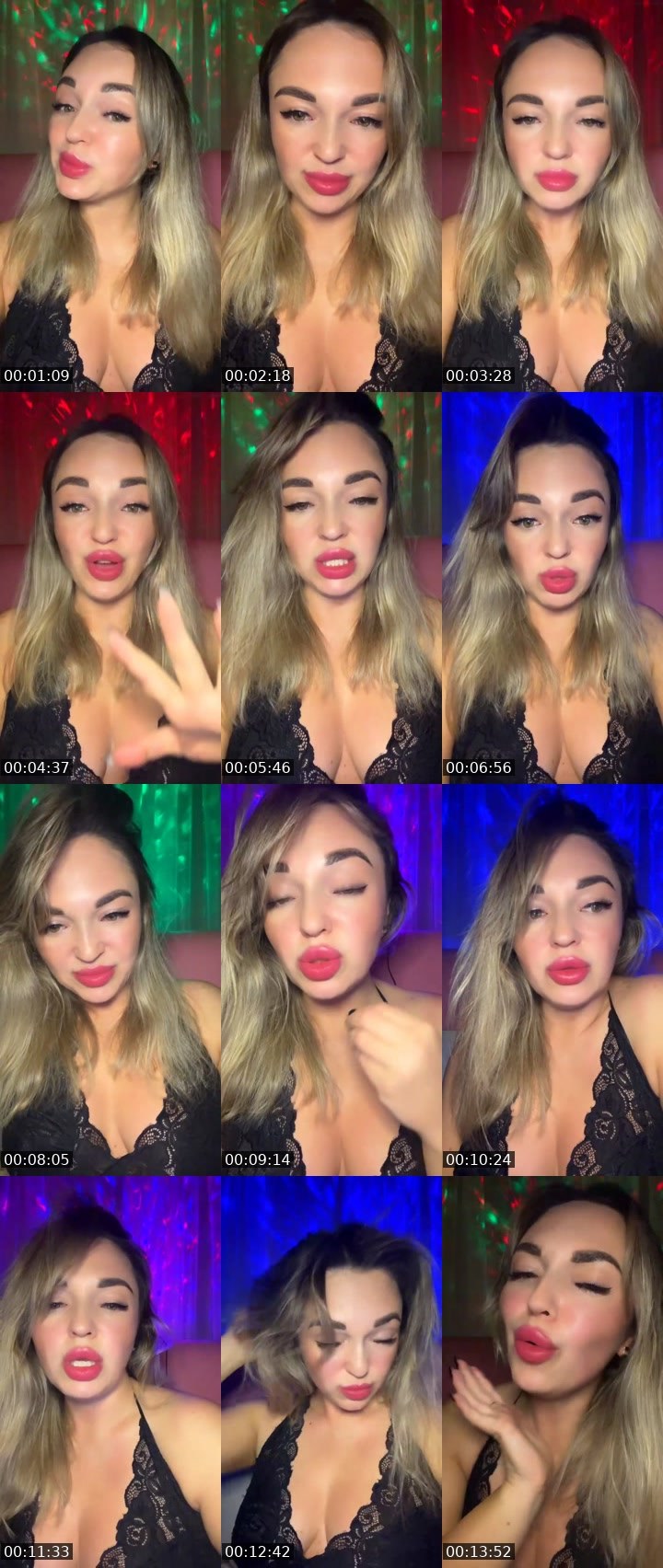Contact-sheet preview of Viktoriia;)'s Liveme recording