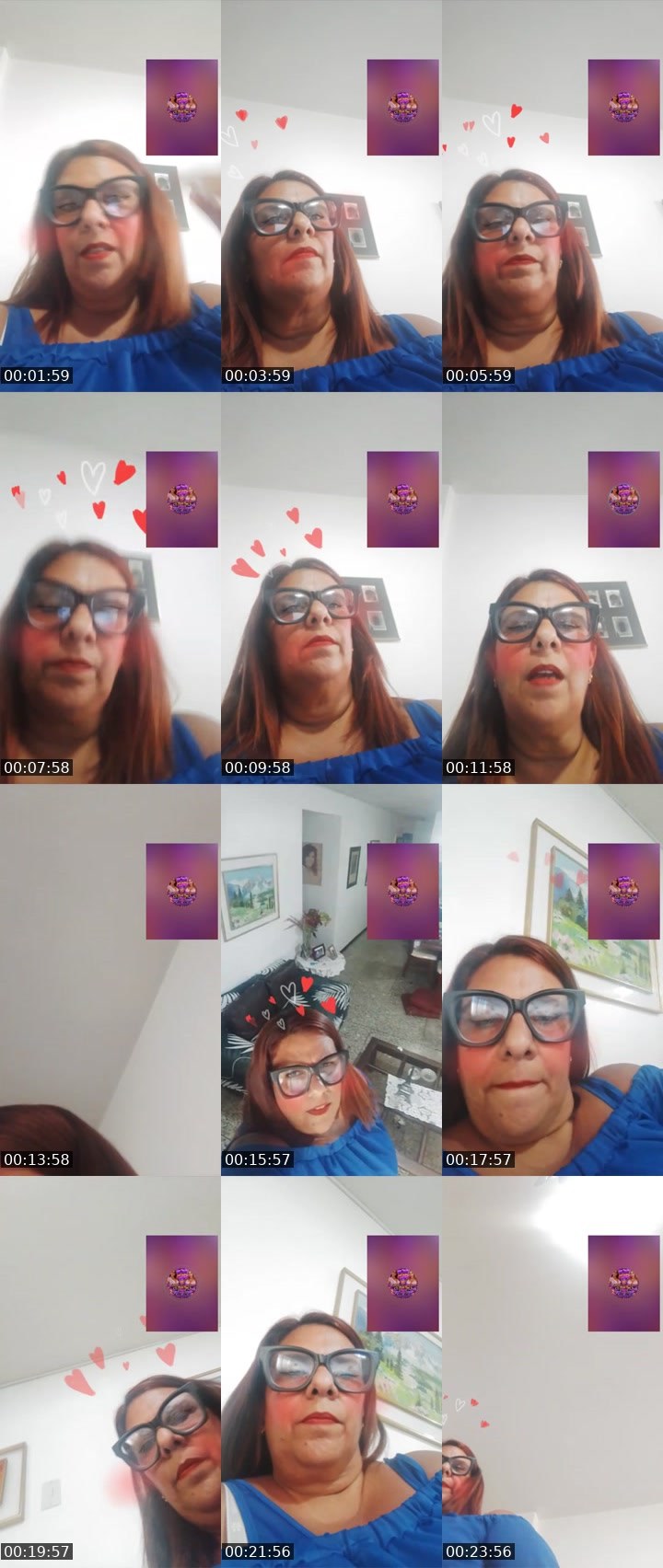 Contact-sheet preview of 🪷♦️Շɼibella's Liveme recording