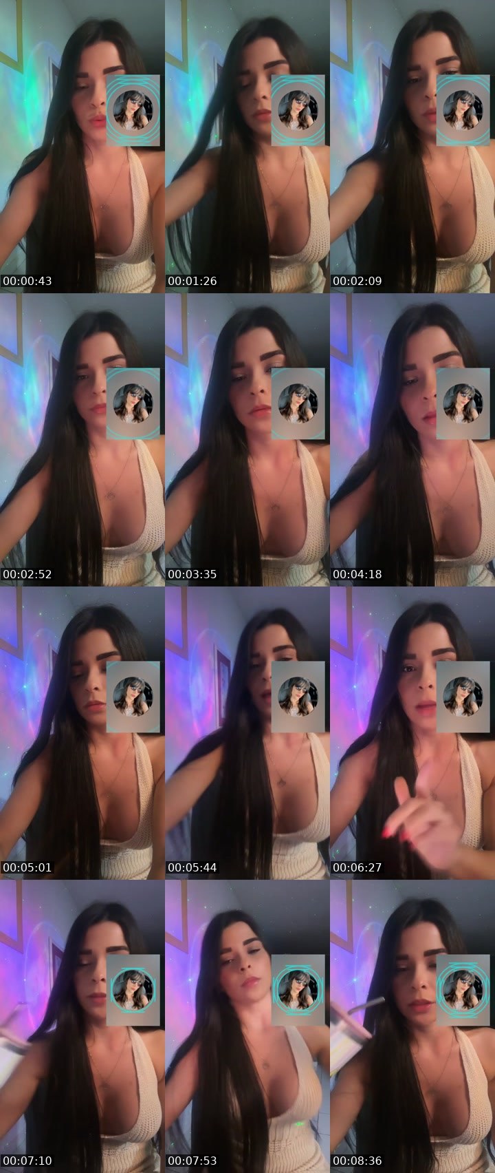 Contact-sheet preview of 🌙✨Itsevellyn✨🌙's Liveme recording