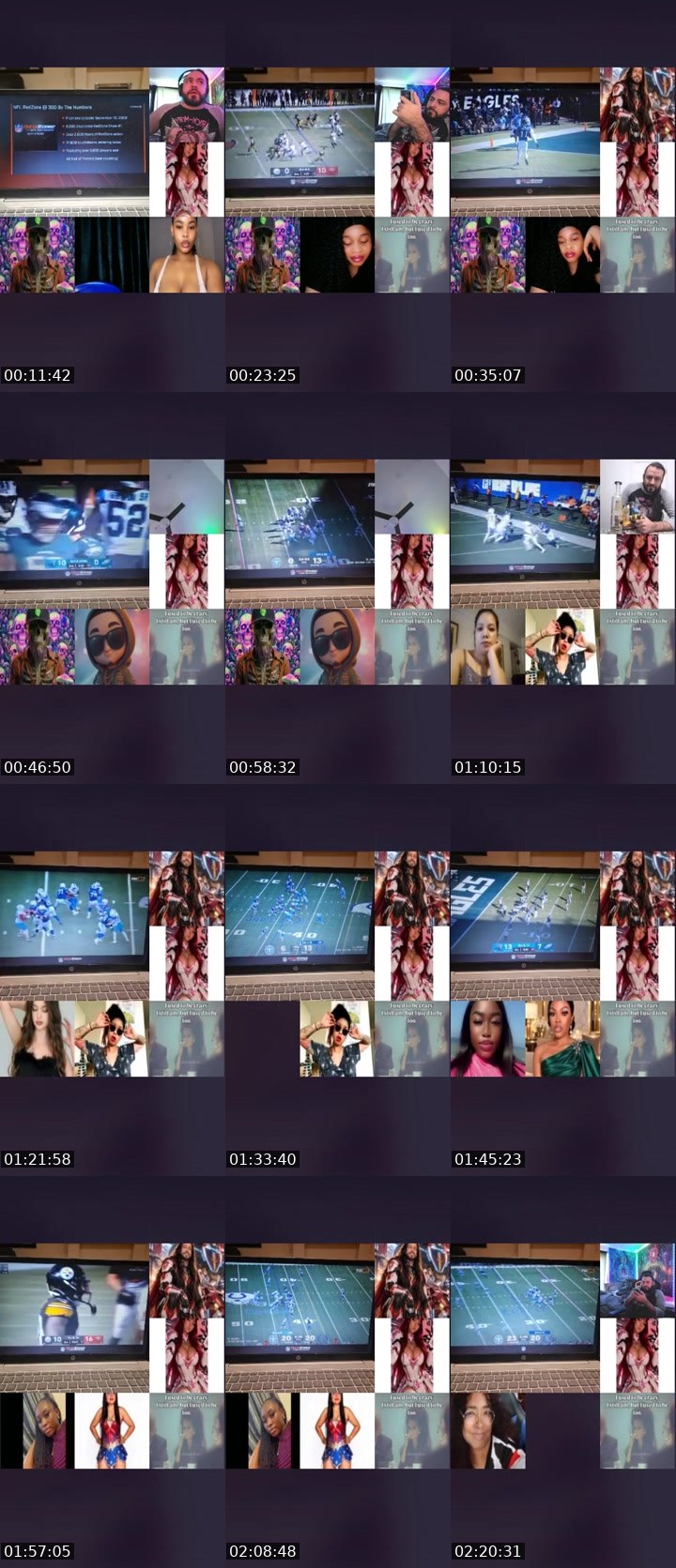 Contact-sheet preview of Eddie Kane 49's Liveme recording