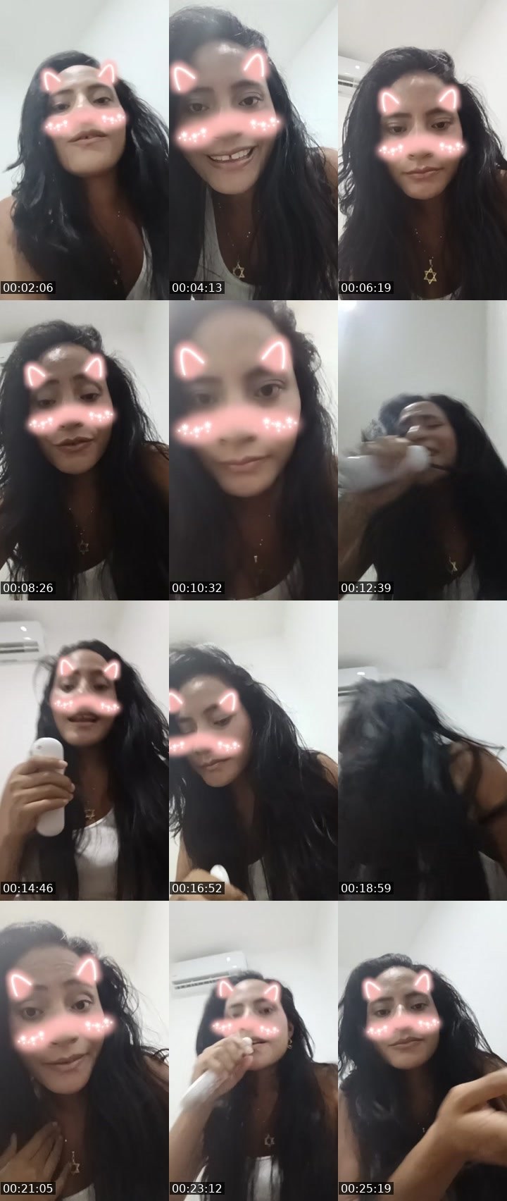 Contact-sheet preview of Estrella ⭐'s Liveme recording