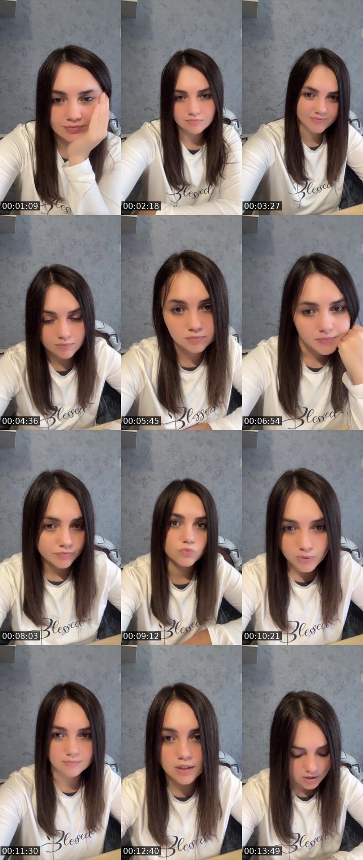 Contact-sheet preview of Nastya KH 😇's Liveme recording