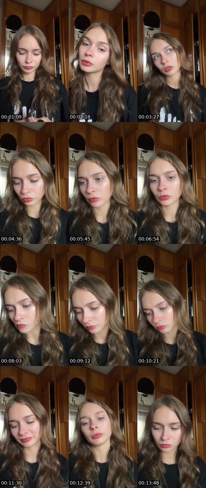 Contact-sheet preview of karo🥰's Liveme recording