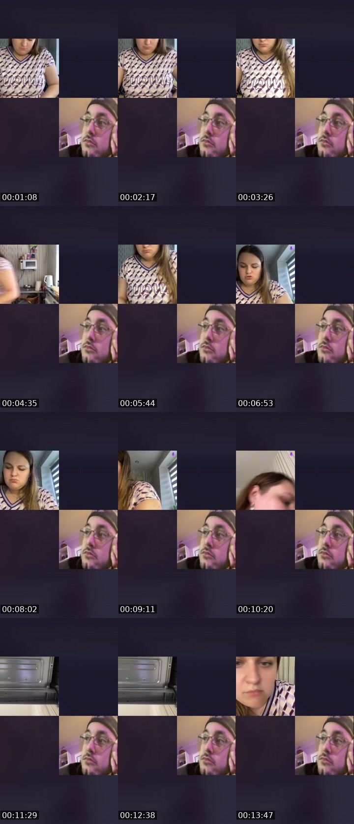 Contact-sheet preview of ✨ᒪᗩᑎᗩᒪIGᕼT✨'s Liveme recording