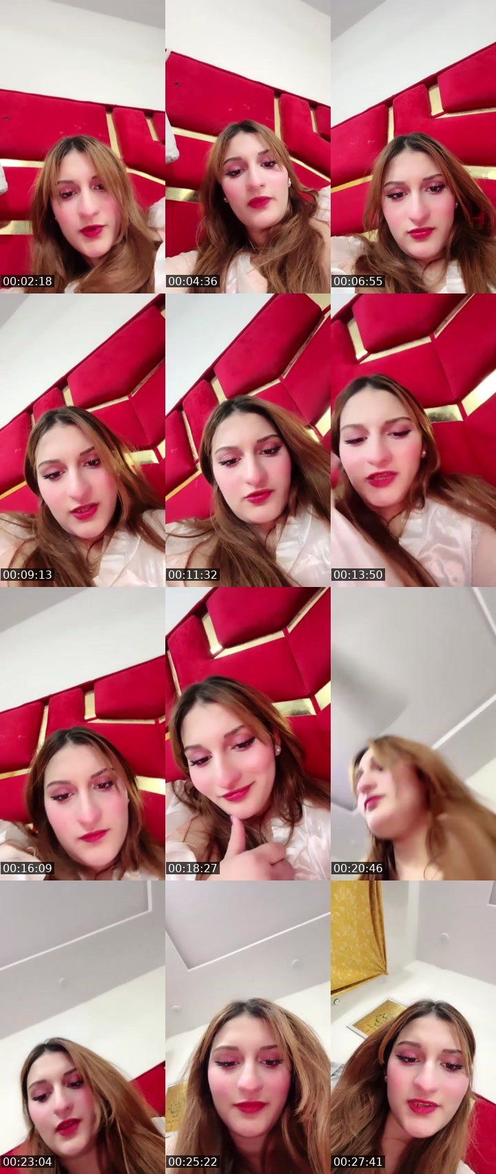 Contact-sheet preview of Hamna ayaan's Liveme recording