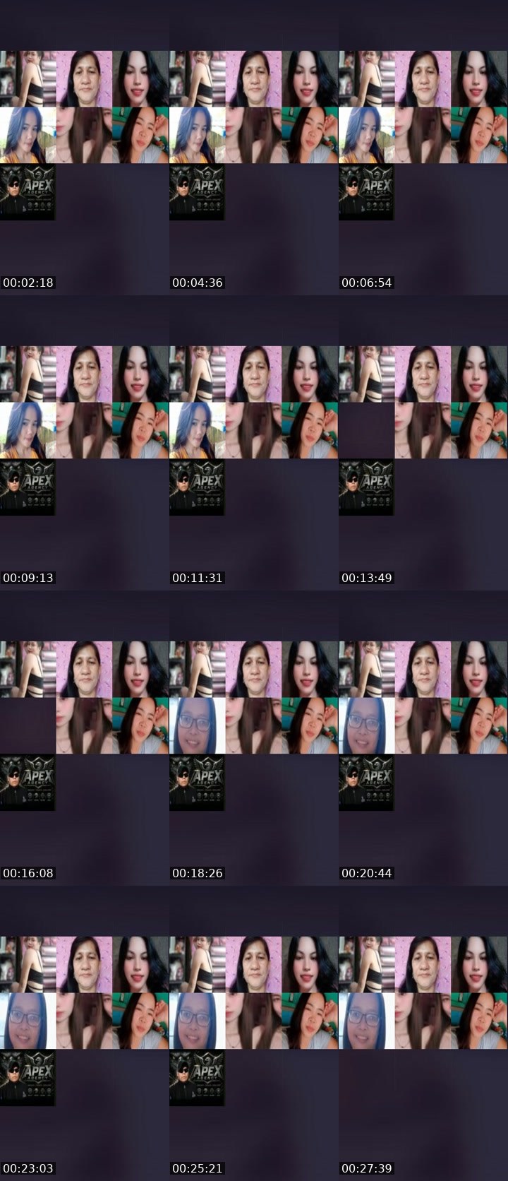 Contact-sheet preview of 🦅Gelyn🔷️'s Liveme recording
