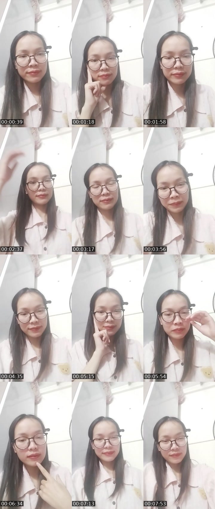 Contact-sheet preview of Nice_nice's Liveme recording