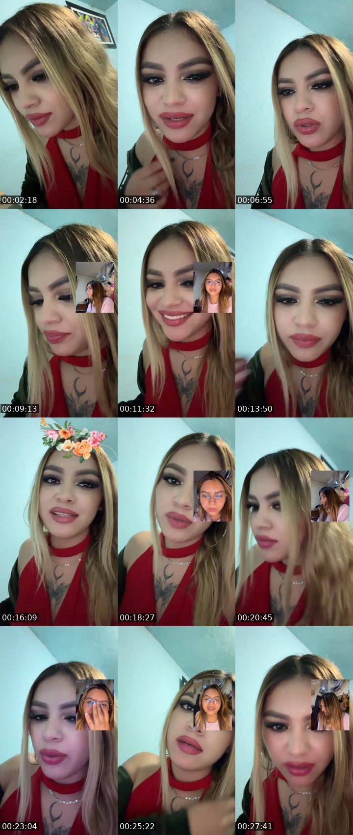 Contact-sheet preview of Camilaa☁️'s Liveme recording