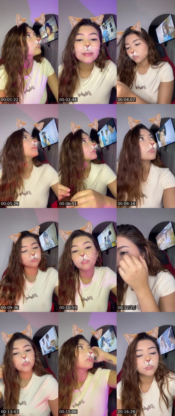 Contact-sheet preview of 🌐Julii💋's Liveme recording