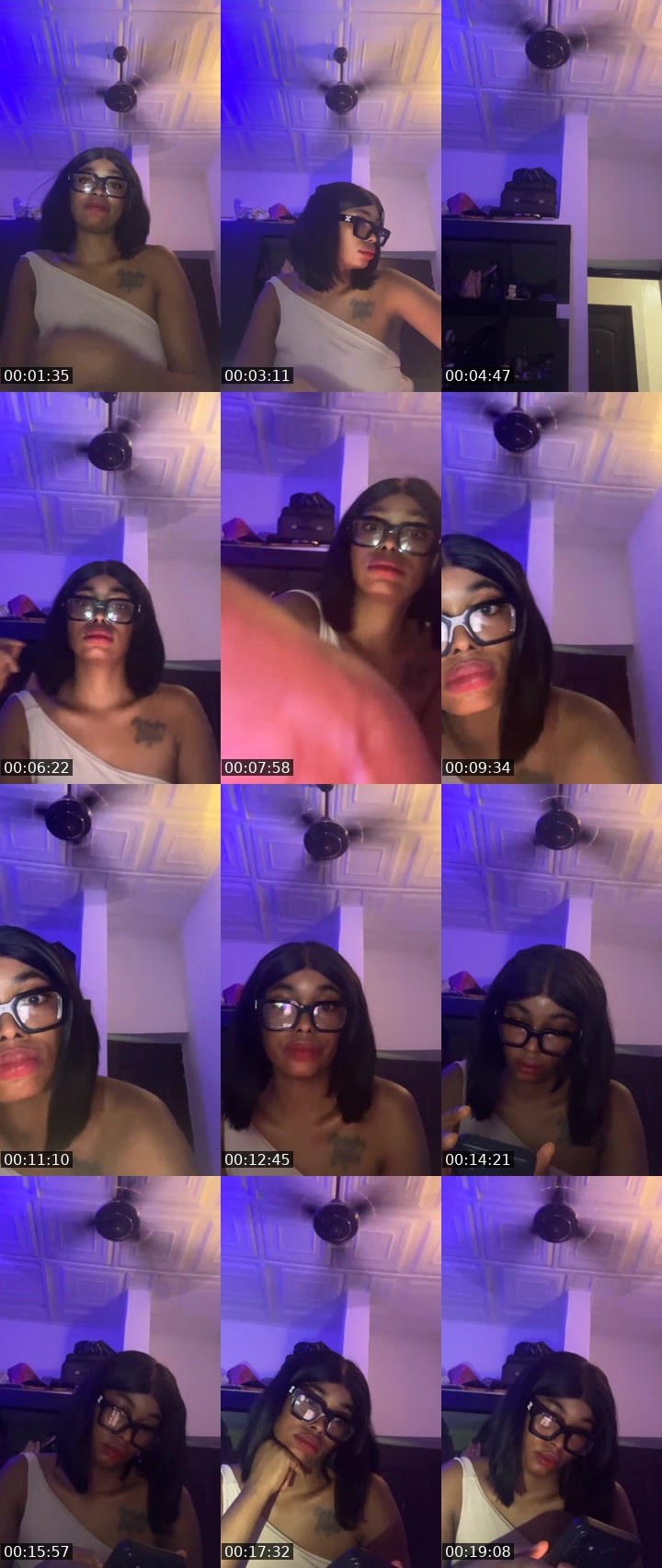 Contact-sheet preview of 14k🏦NellyBae🌺🦍's Liveme recording