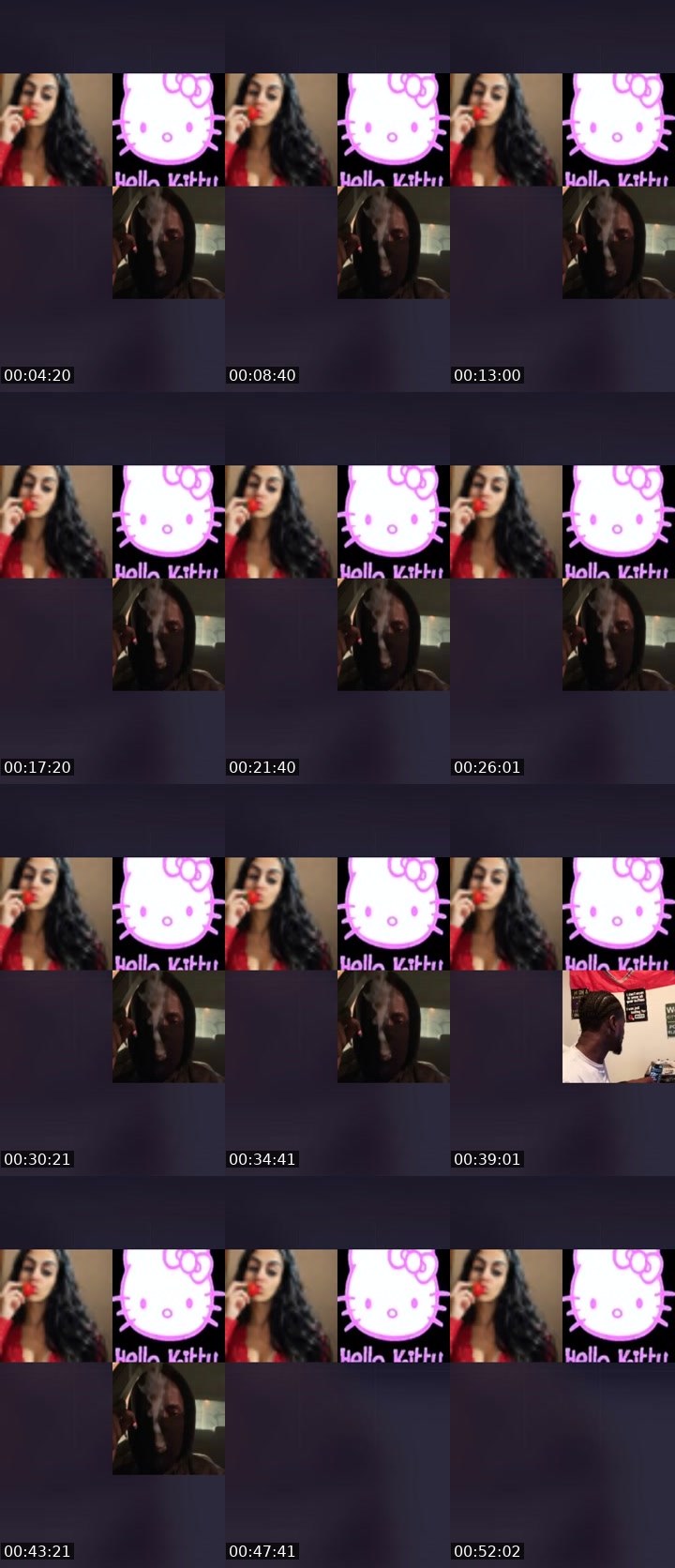 Contact-sheet preview of 𝐌𝐘𝐒𝐓𝐄𝐑𝐘 🐝's Liveme recording