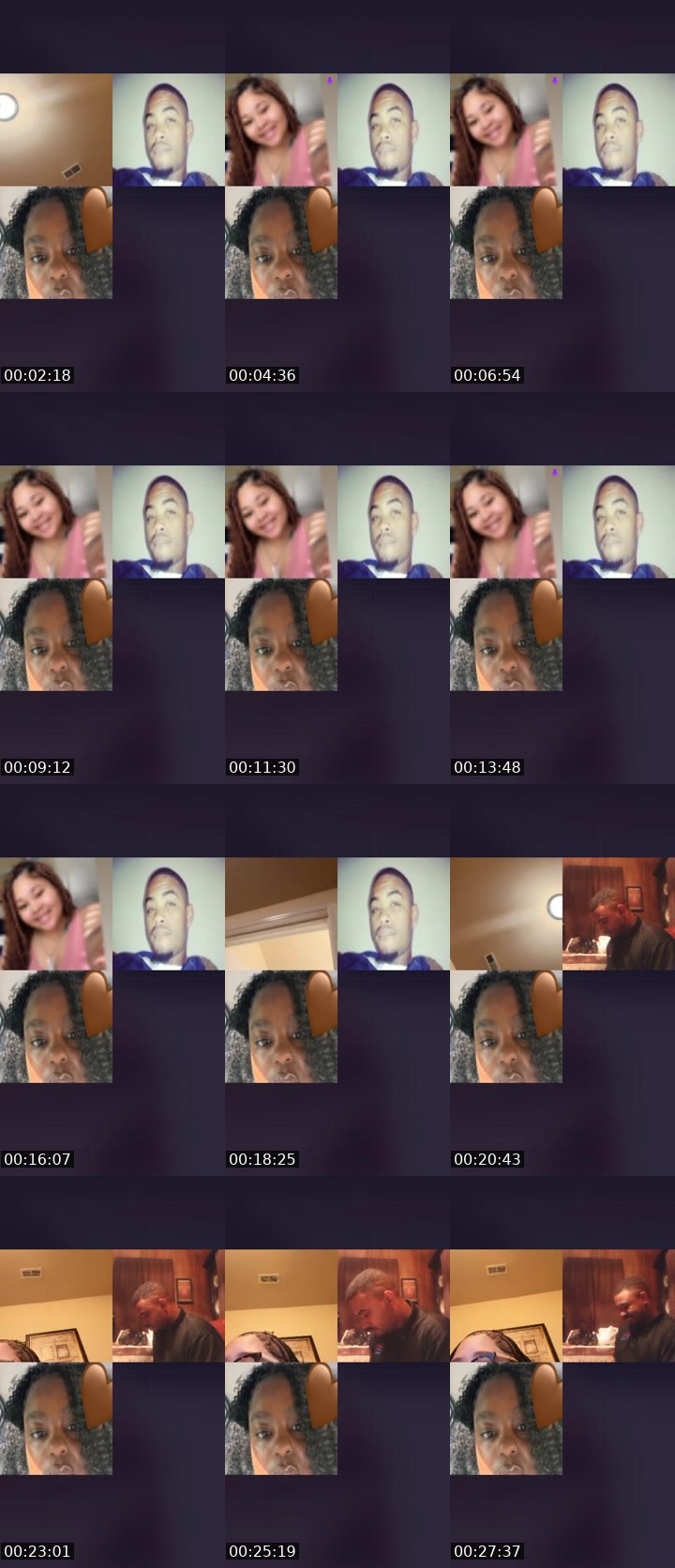 Contact-sheet preview of Mãrĩe 🤭🫶's Liveme recording