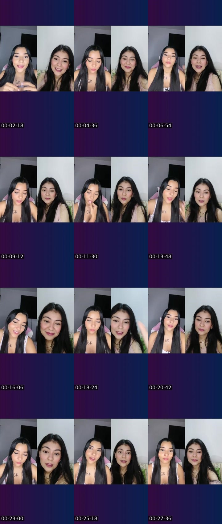 Contact-sheet preview of 🌙🌺ALEJA🧿's Liveme recording
