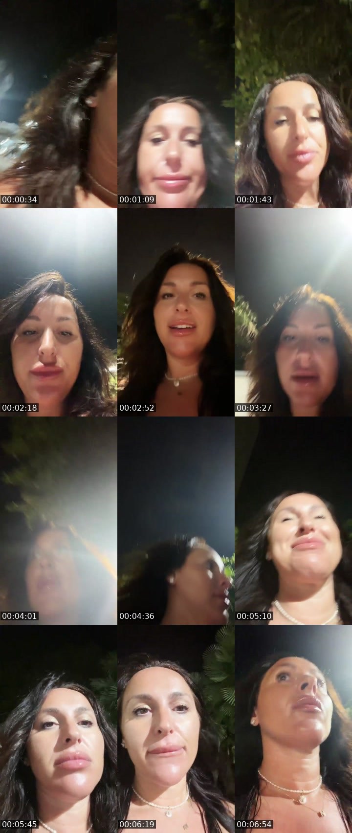 Contact-sheet preview of Miss Nino's Liveme recording