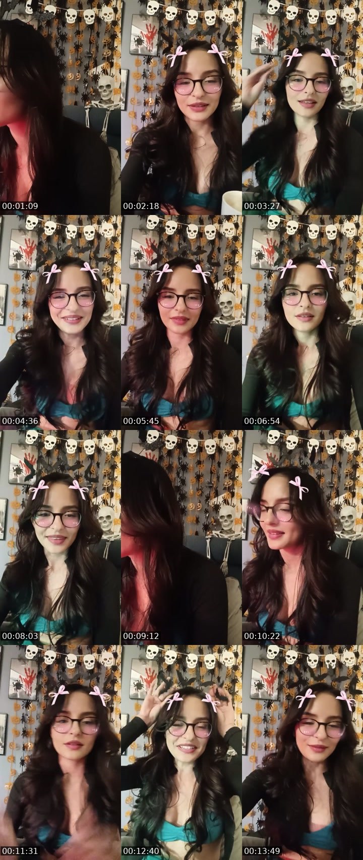 Contact-sheet preview of ✨Candas🪷✰Lღ's Liveme recording