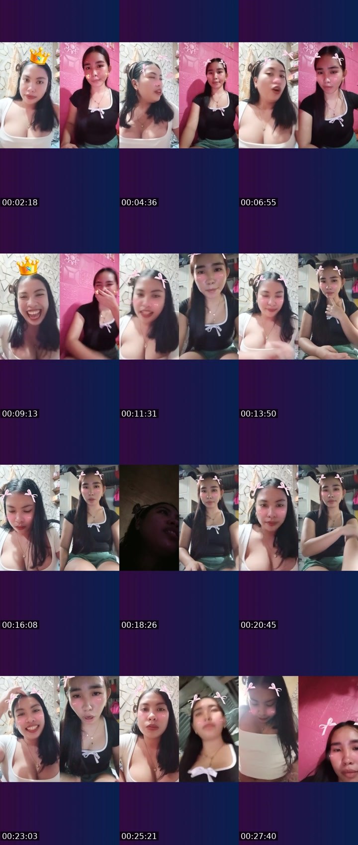 Contact-sheet preview of 🌶️7k-Zaynee🦄's Liveme recording