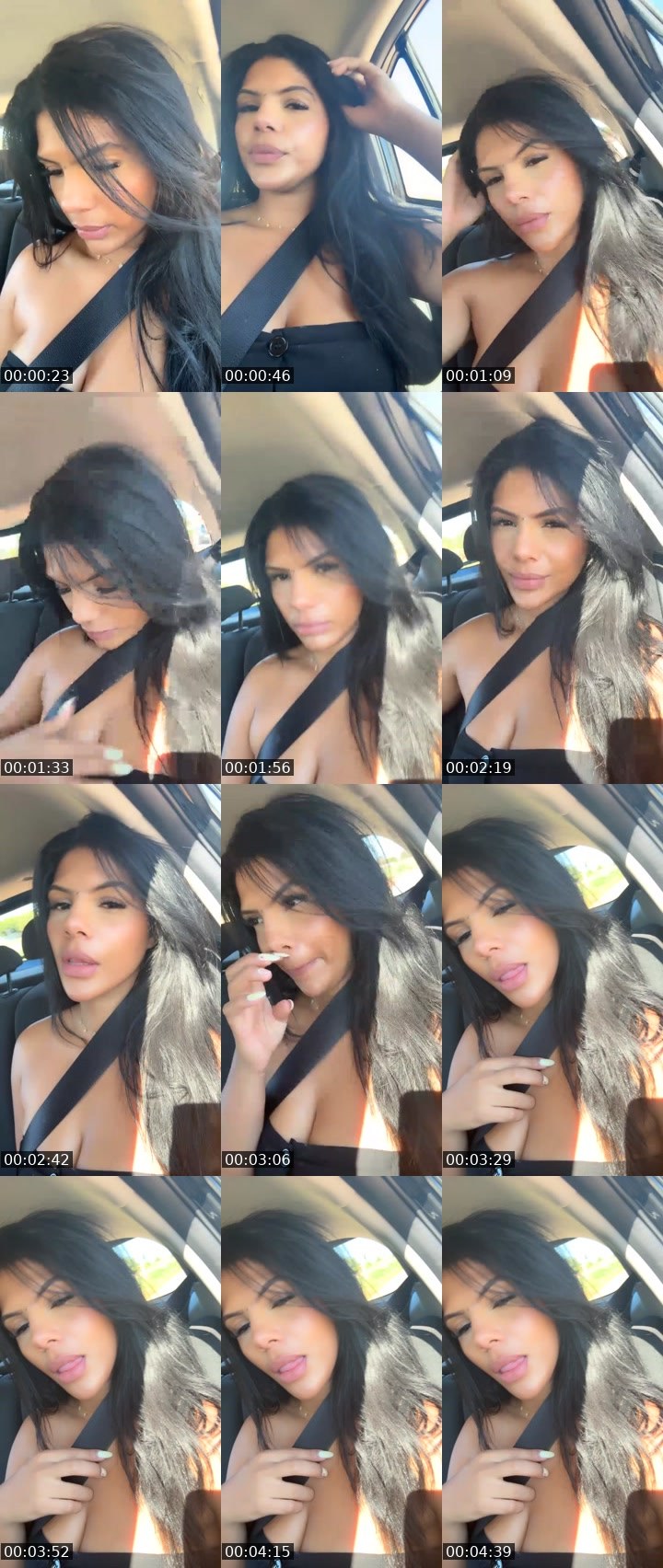 Contact-sheet preview of Bella🌊👄's Liveme recording