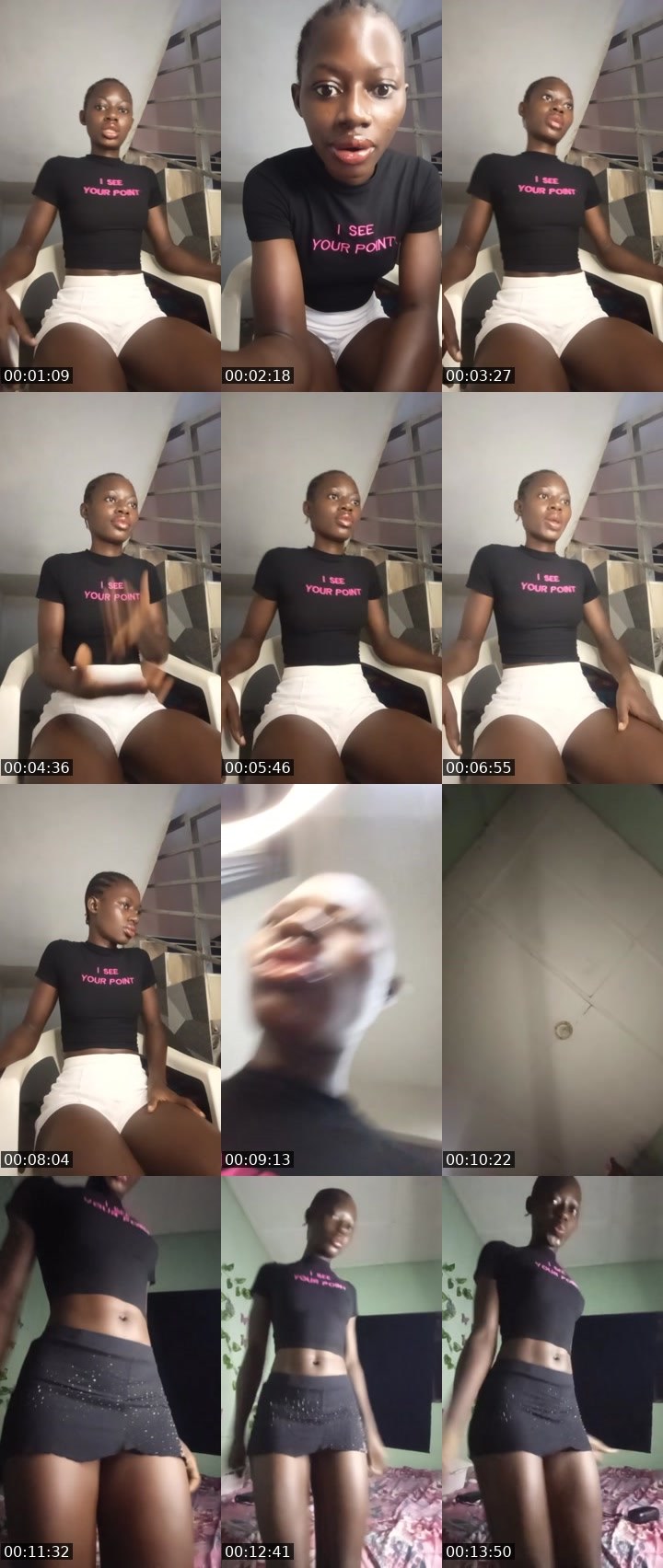 Contact-sheet preview of bhagyamelish🎯's Liveme recording