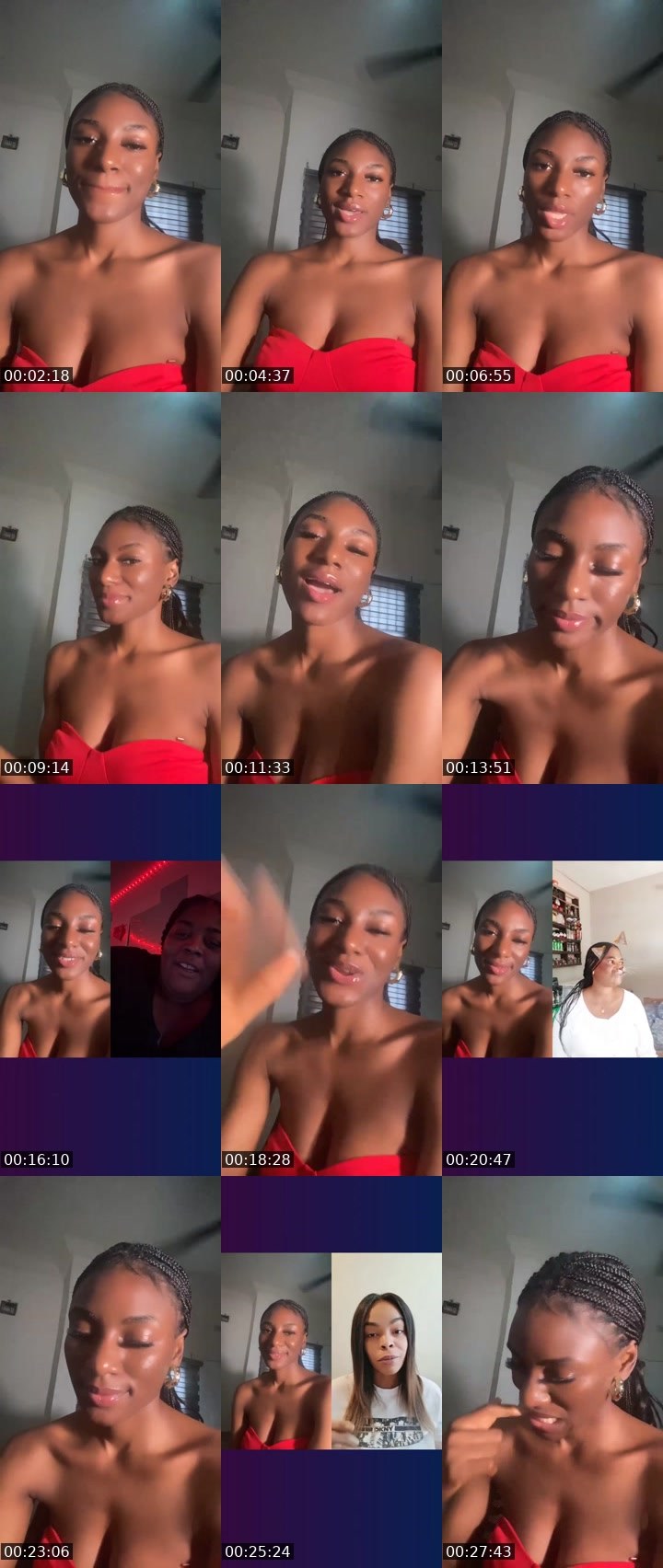 Contact-sheet preview of APHRODITE💰's Liveme recording