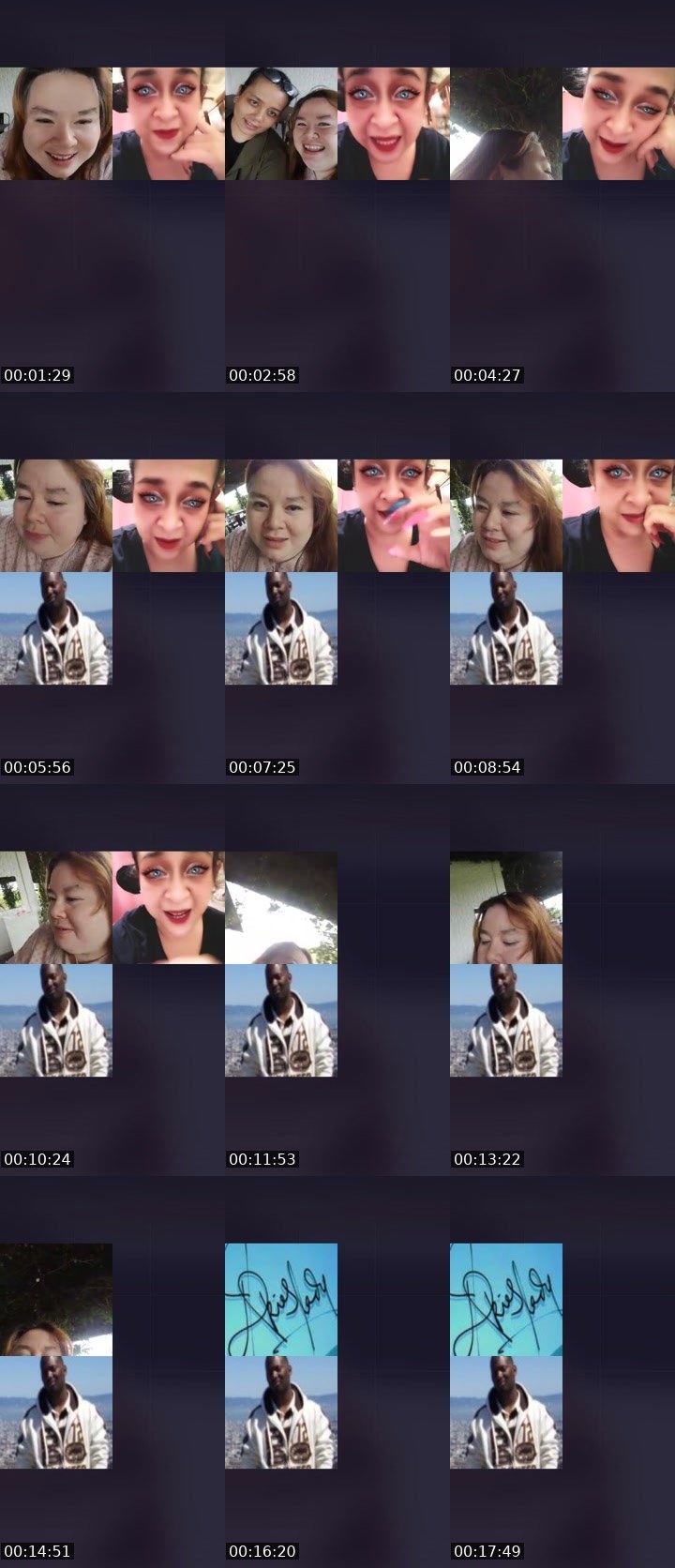 Contact-sheet preview of Ariessence💋's Liveme recording