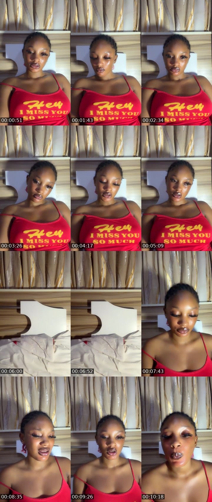 Contact-sheet preview of 💸LIONESS @KING💪💪's Liveme recording