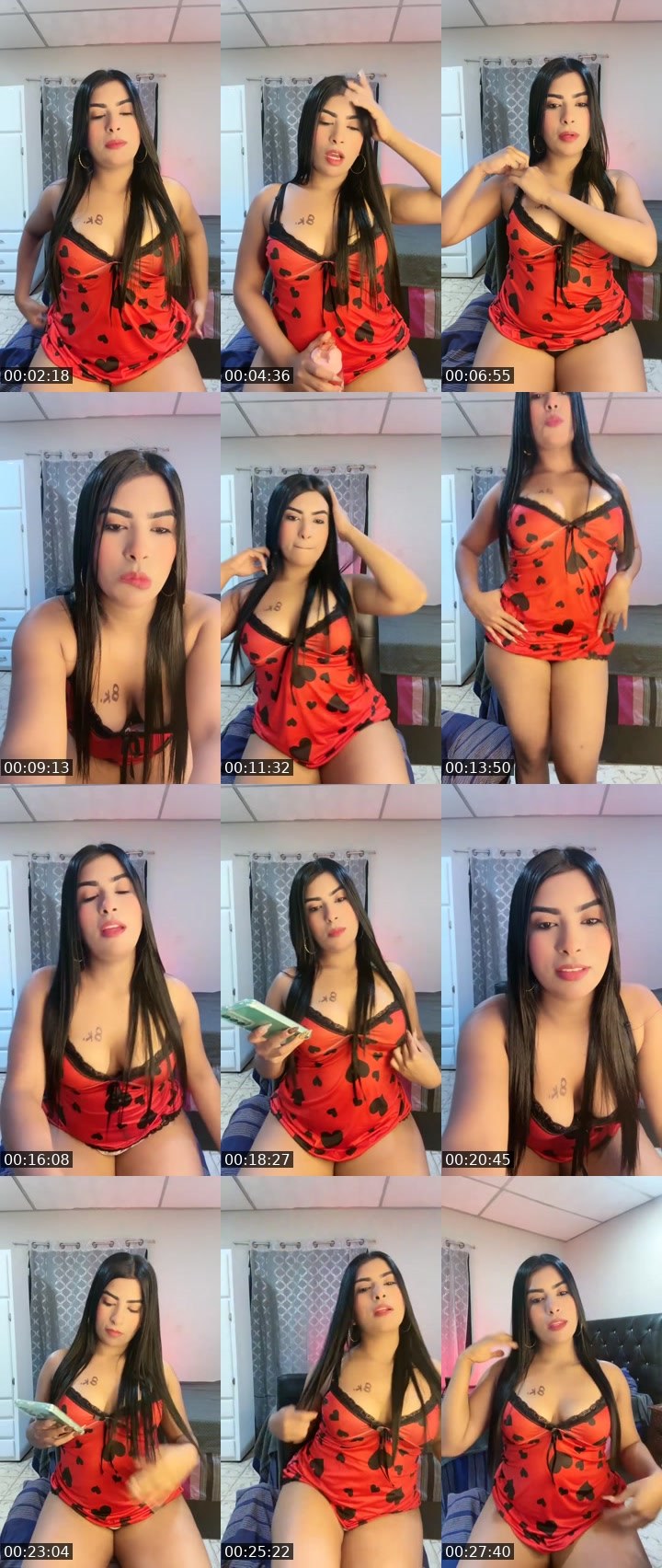 Contact-sheet preview of ☁️Ms. April🔮💯's Liveme recording