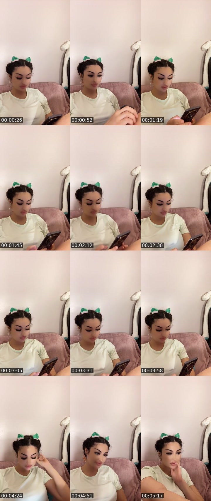 Contact-sheet preview of 🧿BlessSeii💕's Liveme recording