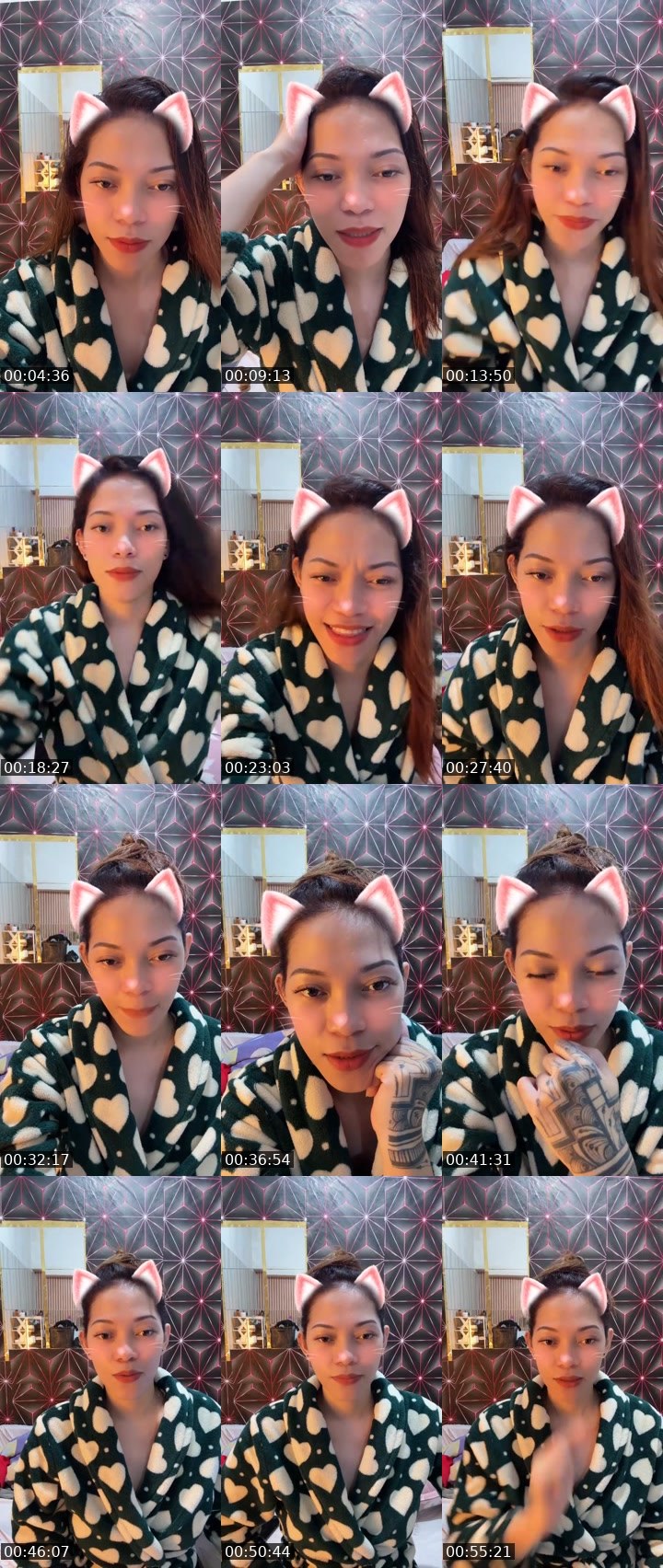 Contact-sheet preview of ☝️💙QUEEN_MC🦋🫧's Liveme recording
