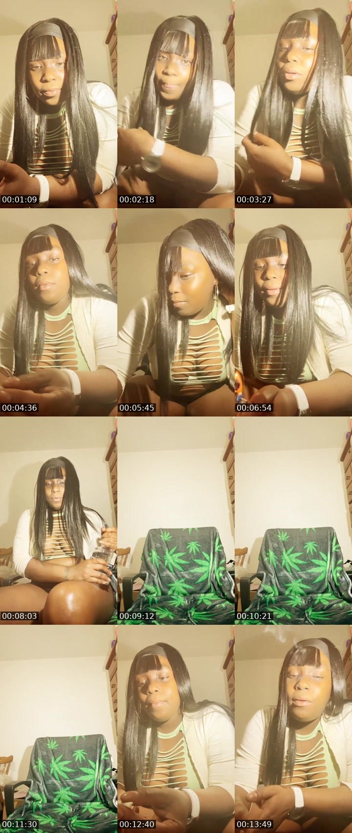Contact-sheet preview of beauty…🐊🥛 eh eh's Liveme recording