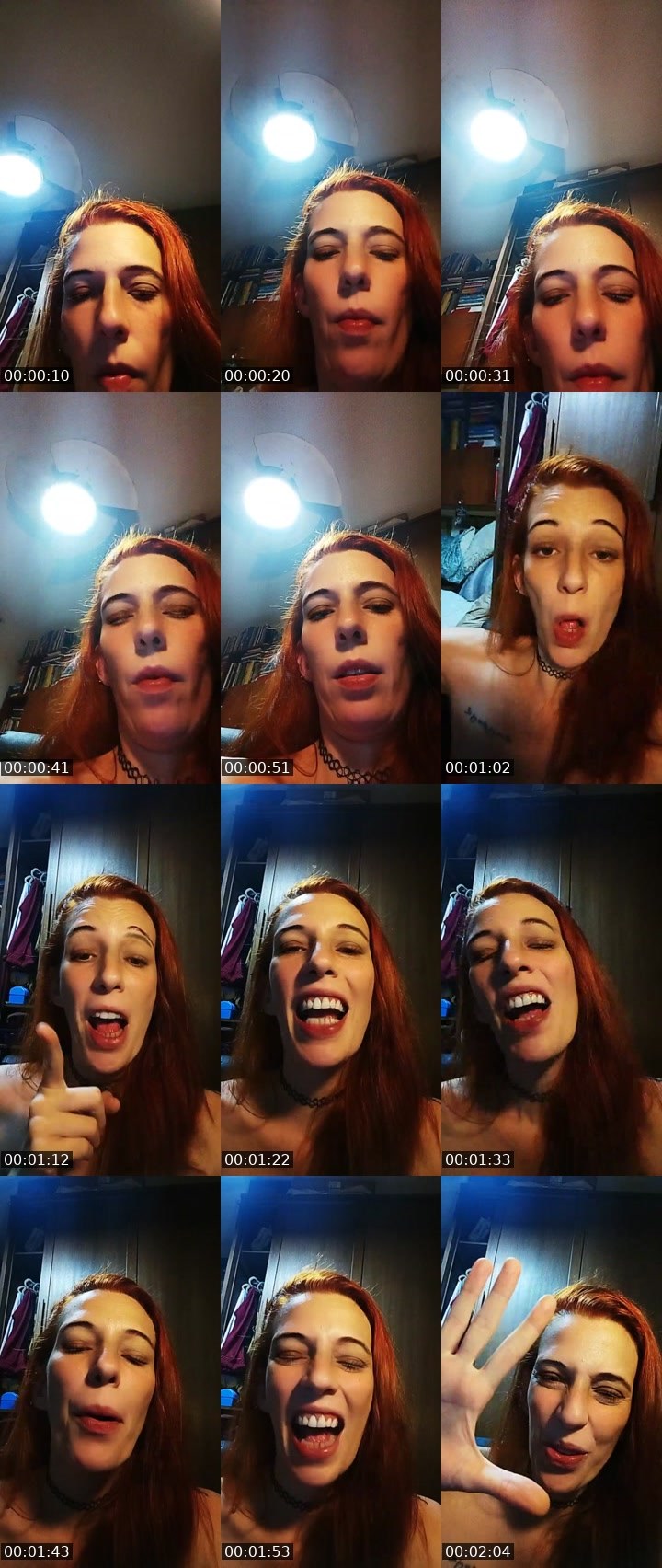 Contact-sheet preview of amoraaaa's Liveme recording