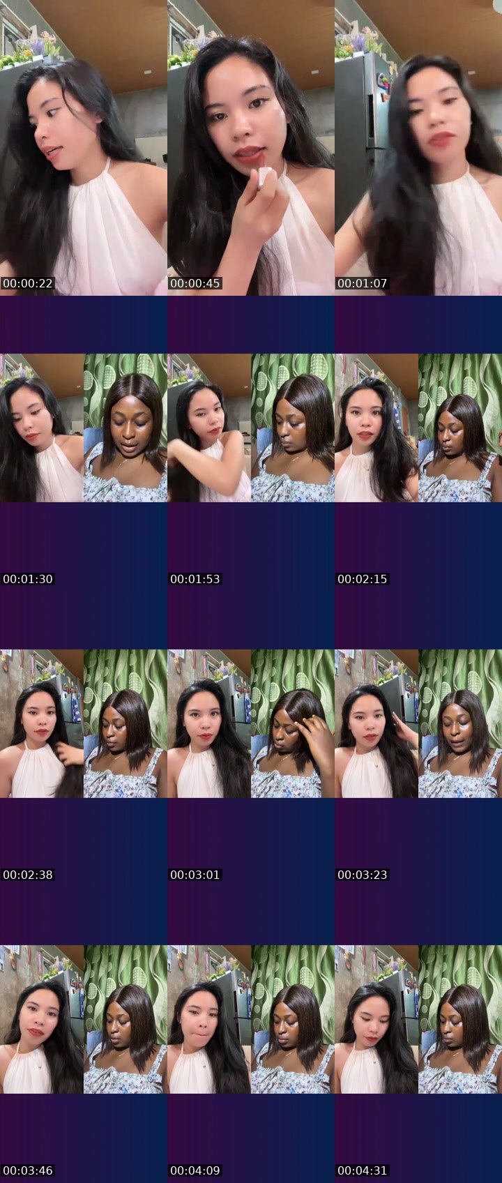 Contact-sheet preview of ᴵᴬ💎Michiikooo🫐's Liveme recording