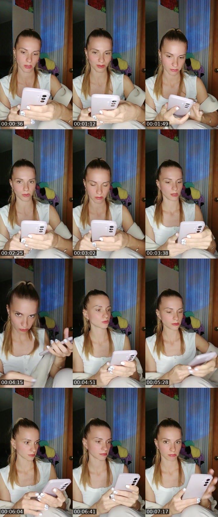 Contact-sheet preview of 🎀 Senorita 🎀's Liveme recording