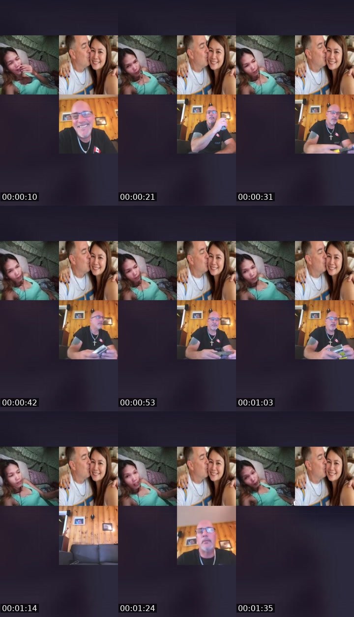 Contact-sheet preview of 9.3k maria's Liveme recording