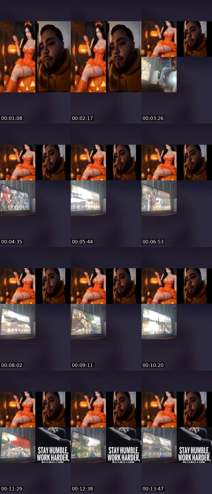 Contact-sheet preview of 👑⃤Yคritah🌸's Liveme recording