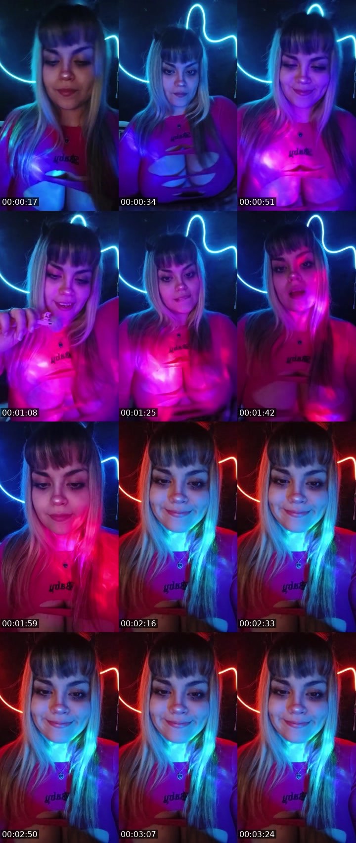 Contact-sheet preview of ꪑꪮꪮꪀ🫧⃝𖤐's Liveme recording