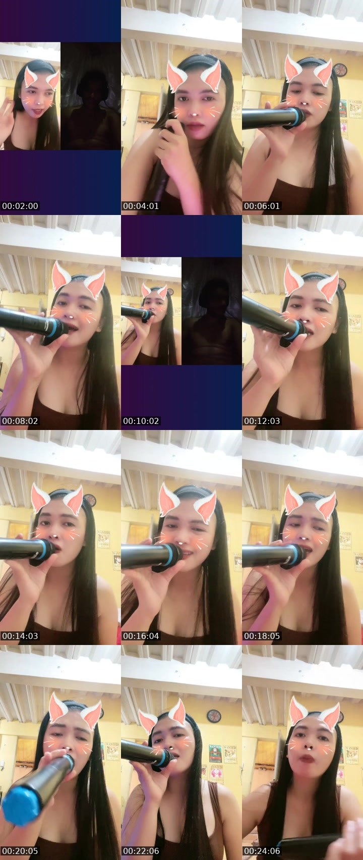 Contact-sheet preview of 👸AMHIRA26🦢's Liveme recording