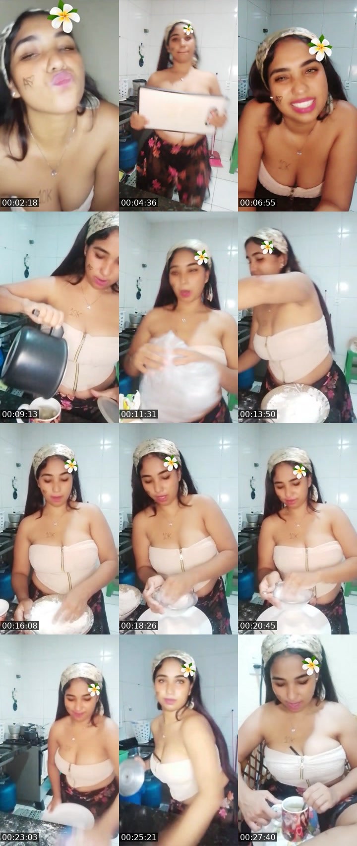 Contact-sheet preview of R🌺S🌺's Liveme recording