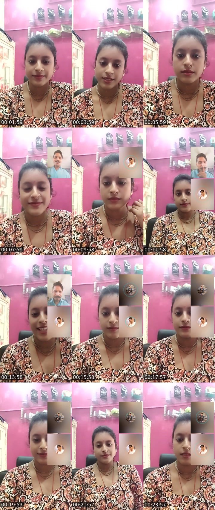 Contact-sheet preview of shunshine's Liveme recording
