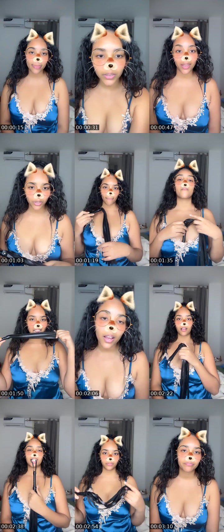 Contact-sheet preview of Yassmin09's Liveme recording