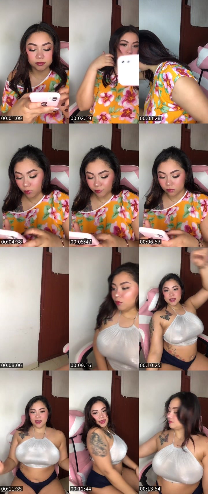 Contact-sheet preview of 🦋🐬sofi✰Lღ🦋🧸's Liveme recording