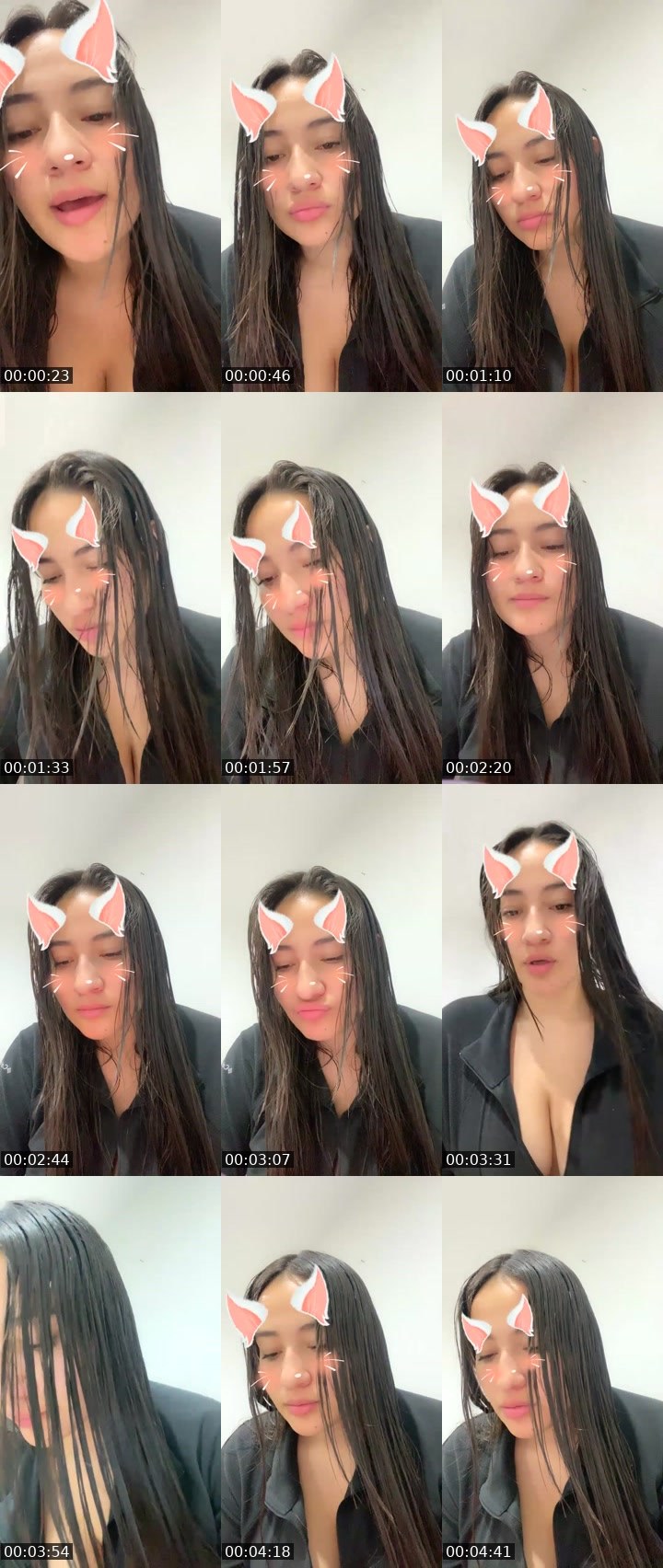 Contact-sheet preview of 8k🙏🏽❤️Cleopatra🪐's Liveme recording