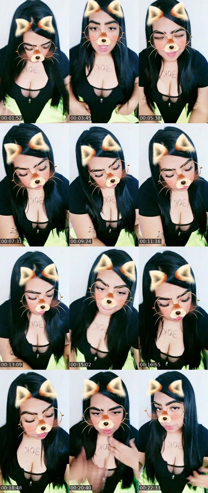 Contact-sheet preview of 30k🥹🙏☁️🧸's Liveme recording